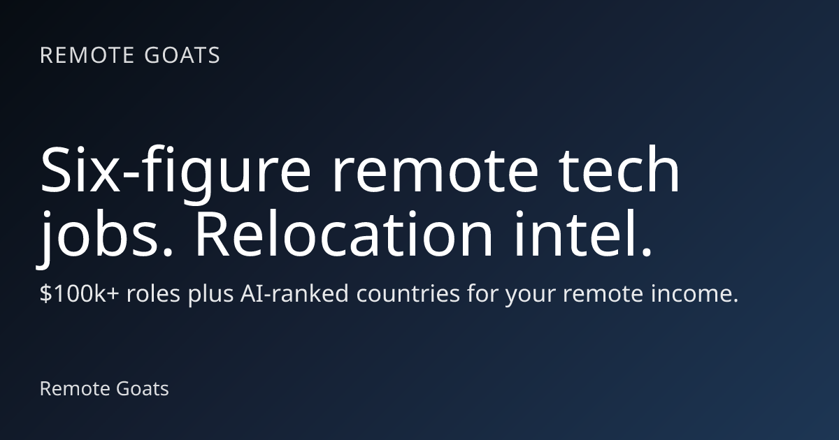 Remote Goats